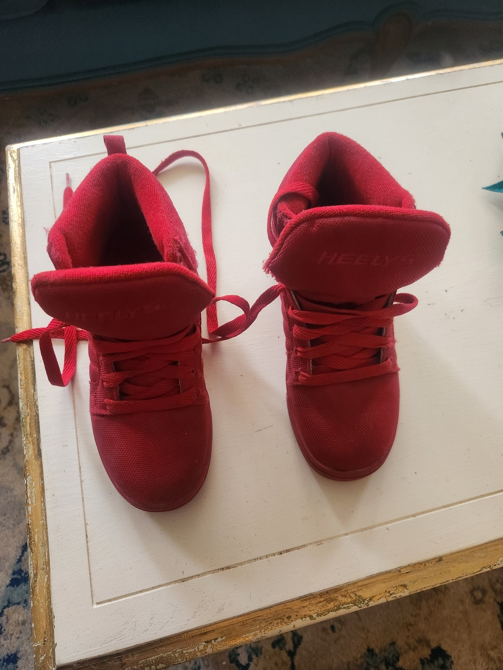 Red Heelys High-Top Sneakers